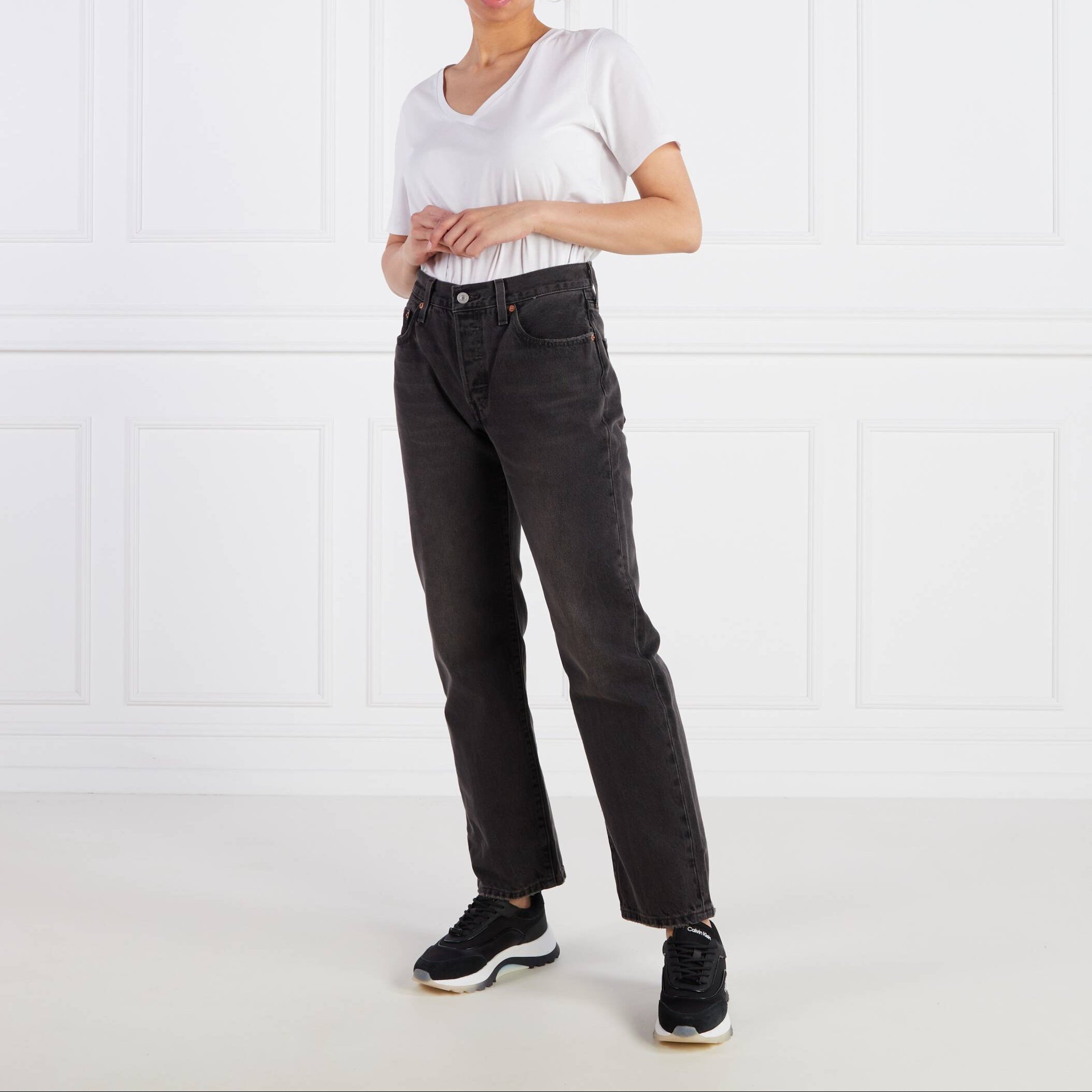 Levi's 501 '90s Women's Graphite Straight Fit Jeans - Iconic Style Denim